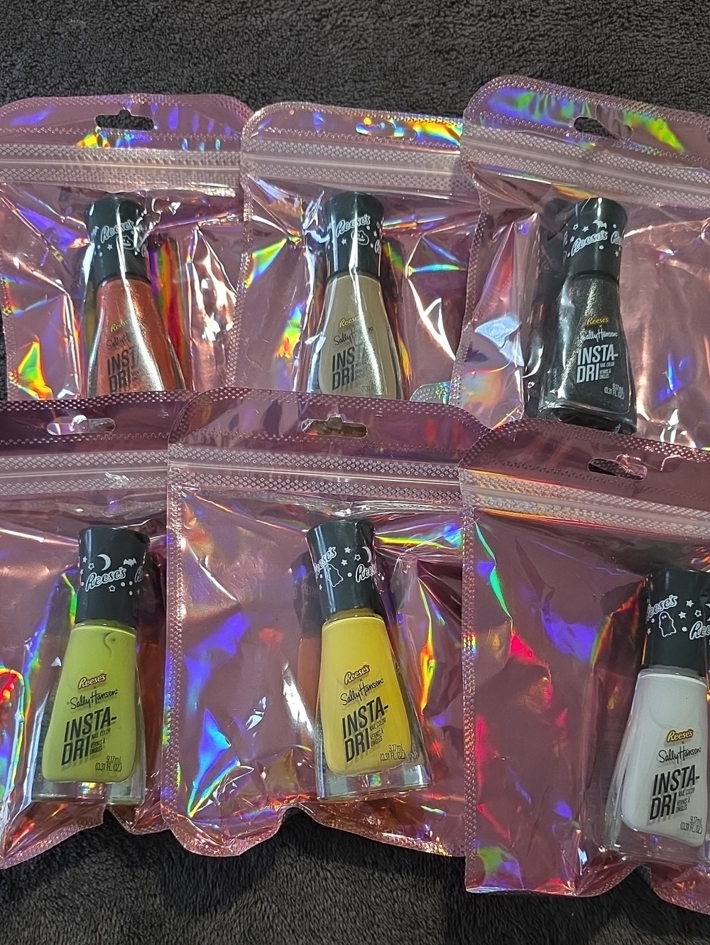New Sally Hansen Insta-Dri x Reese's Limited Edition Nail Polish 6-Piece Bundle